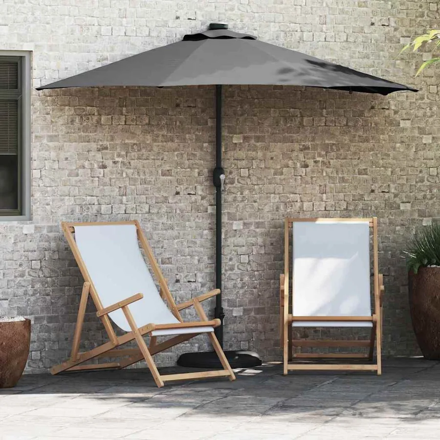 Parasol de jardin Anthracite 294 x 150 x 223 cm