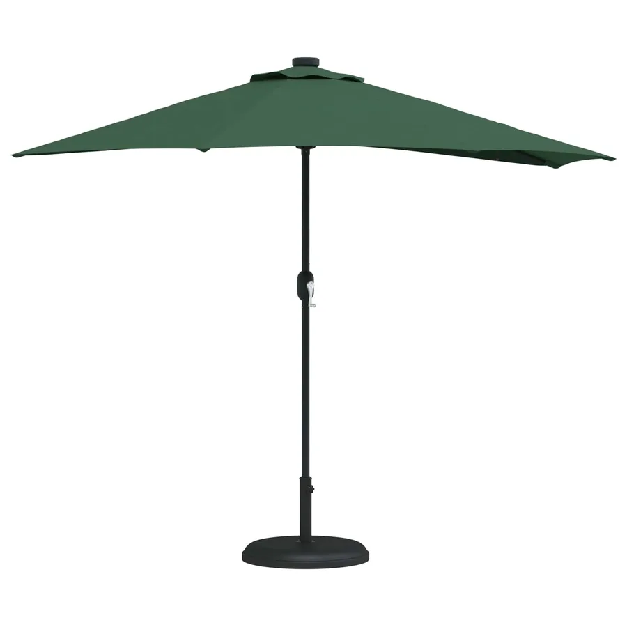 Parasol de jardin Vert 294 x 150 x 224 cm Polyester et Acier - 3