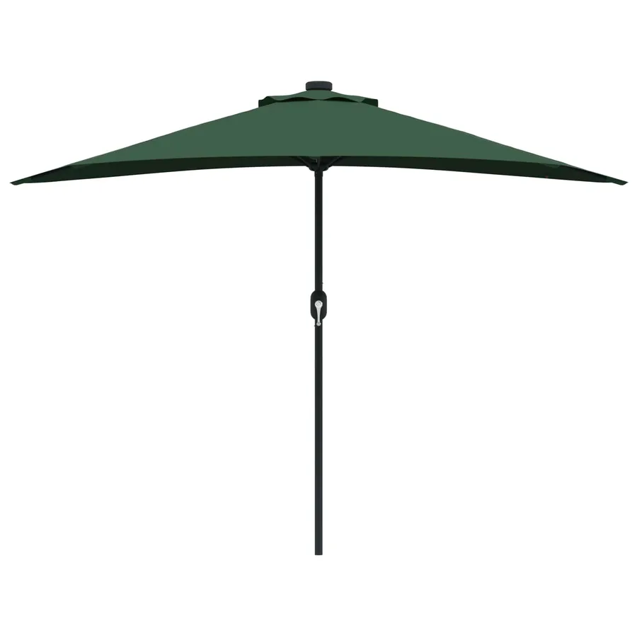 Parasol de jardin Vert 294 x 150 x 224 cm Polyester et Acier - 5