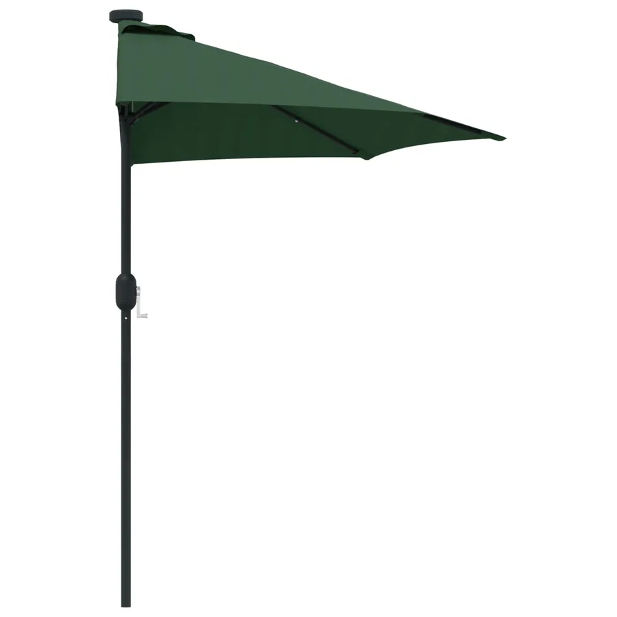 Parasol de jardin Vert 294 x 150 x 224 cm Polyester et Acier - 6