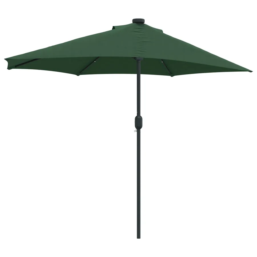 Parasol de jardin Vert 294 x 150 x 224 cm Polyester et Acier - 7