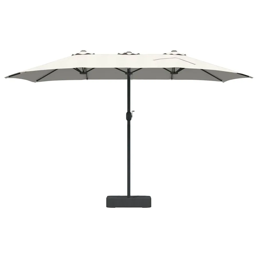 Parasol de jardin Sable 385 x 209 x 244 cm Polyester et Acier - 4