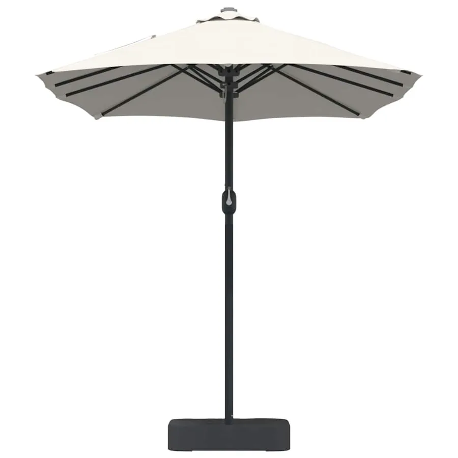 Parasol de jardin Sable 385 x 209 x 244 cm Polyester et Acier - 5