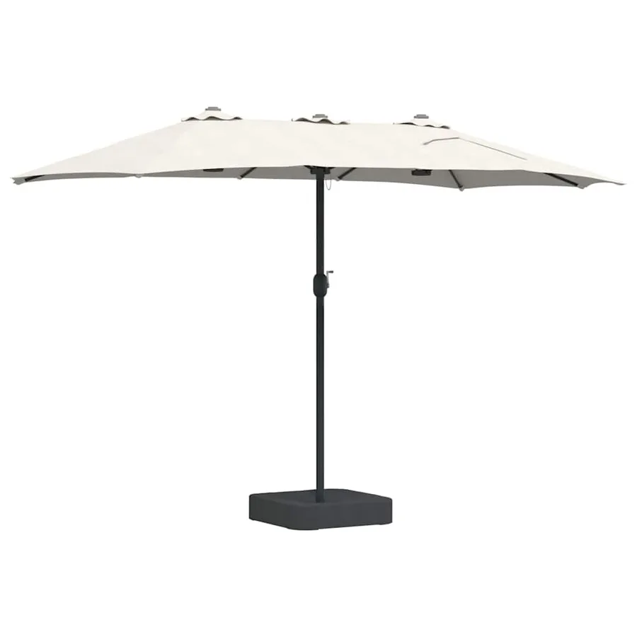 Parasol de jardin Sable 385 x 209 x 244 cm Polyester et Acier - 6