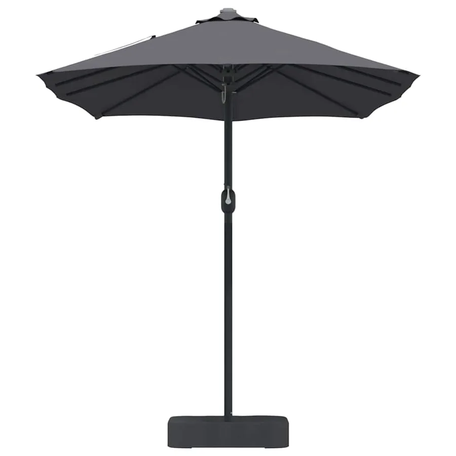 Parasol de jardin Anthracite 385 x 209 x 244 cm - 5