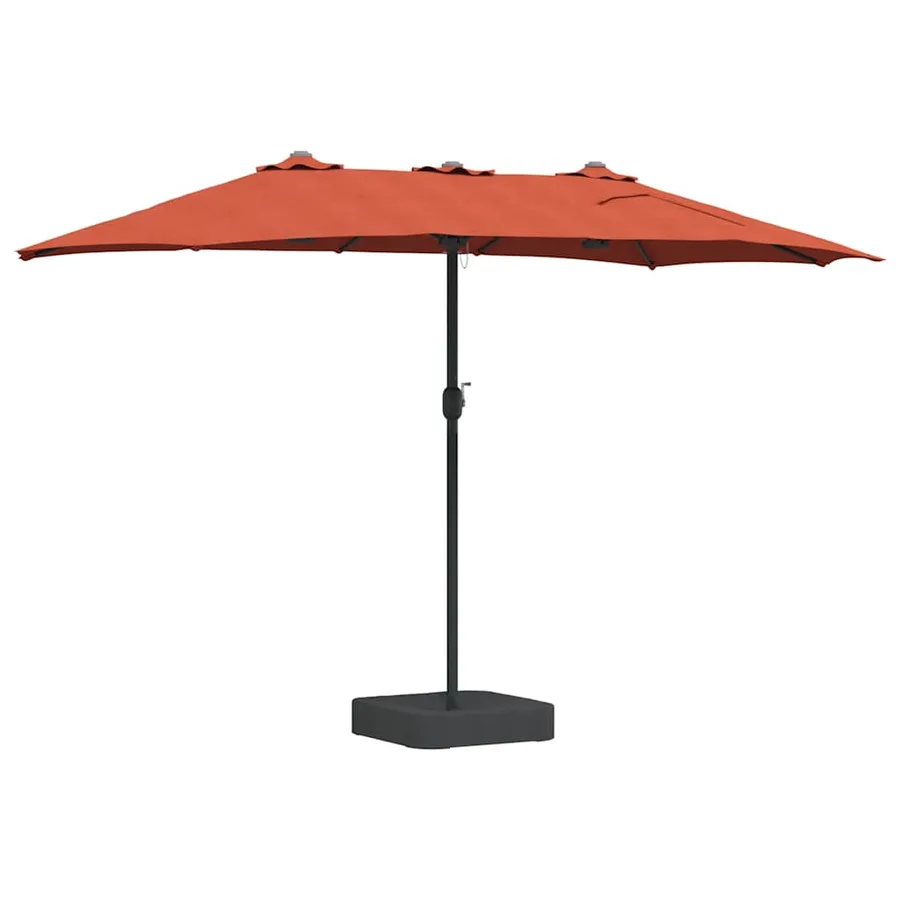 Parasol de jardin Terre cuite 385 x 209 x 244 cm - 6