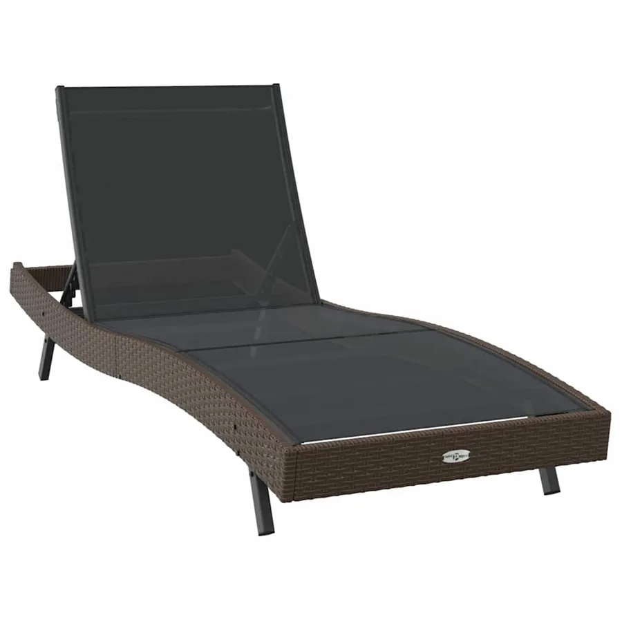 Transat 3 pcs Marron 197 x 70 x 82 cm polyrotin - 5