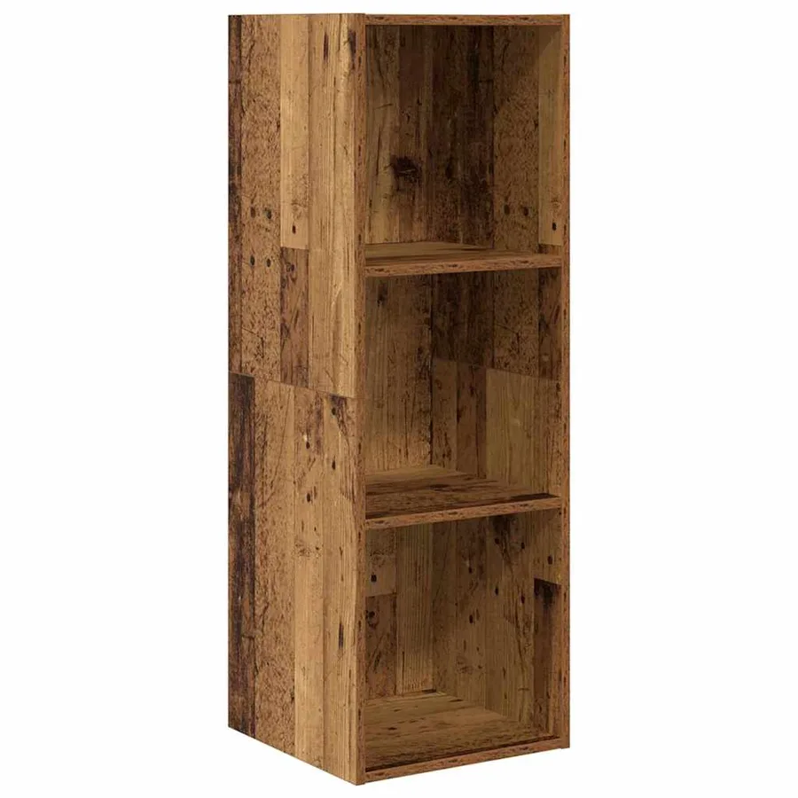 Ensemble meuble TV 4 pcs Bois Ancien 37 x 37 x 107 cm - 5