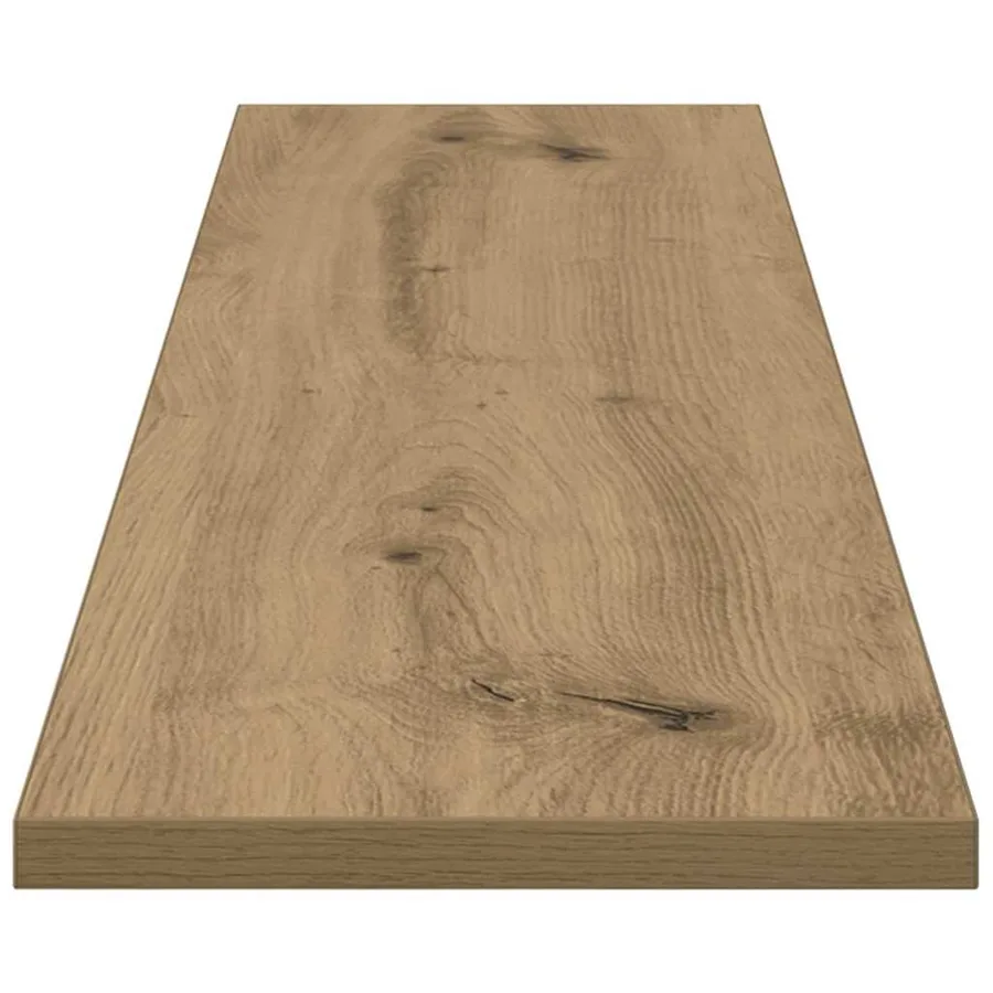 Étagère à livres 3 niveaux 4 pcs 100 x 20 x 1,5 cm Marron - 7