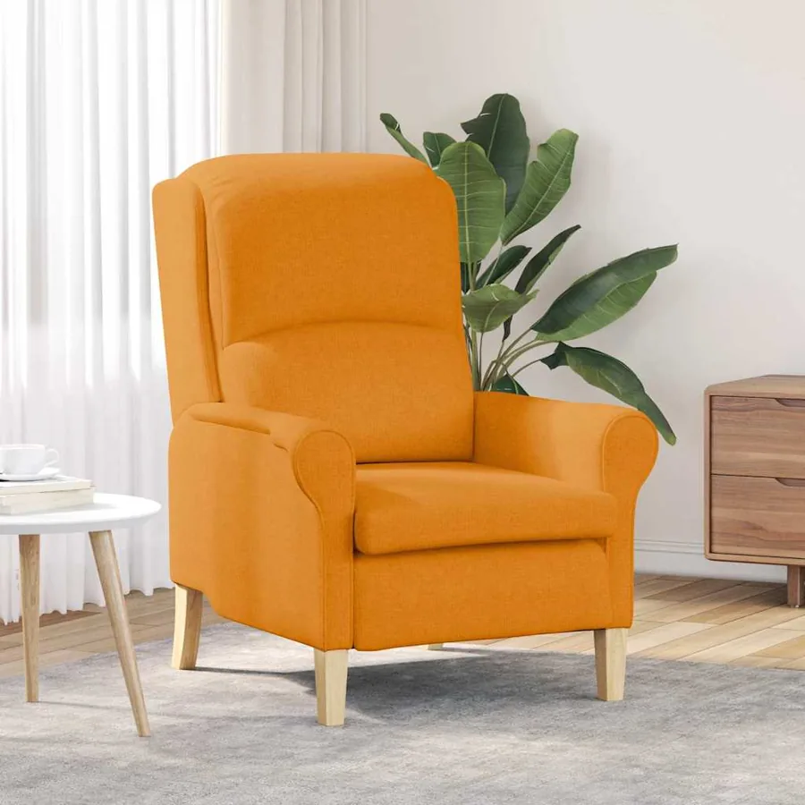 fauteuil Jaune foncé tissu