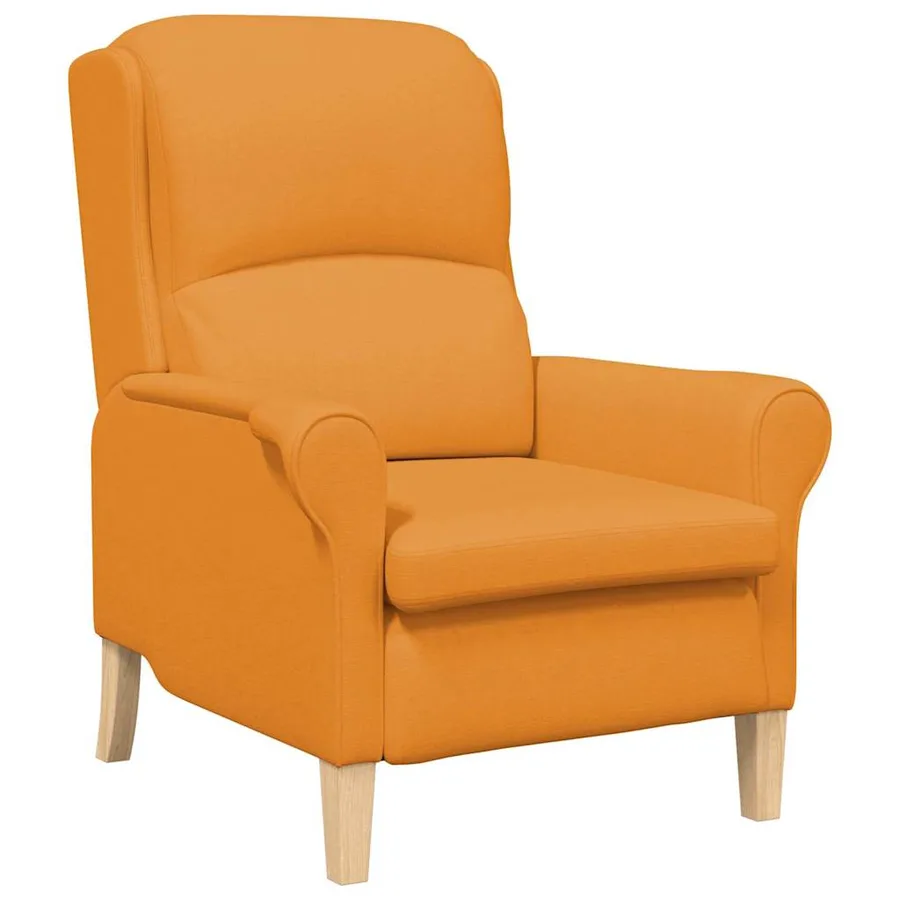fauteuil Jaune foncé tissu - 2