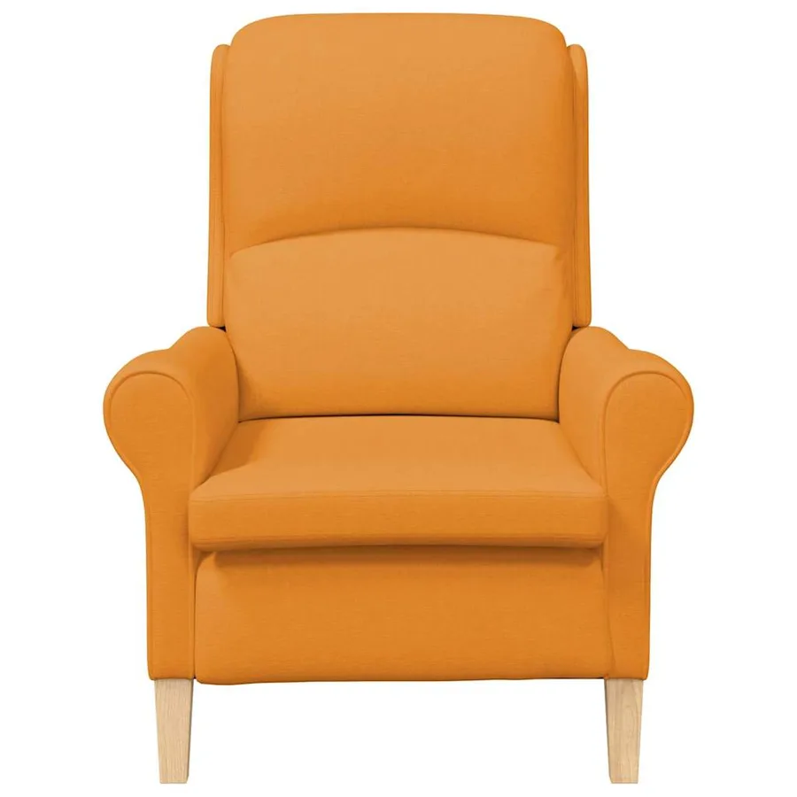 fauteuil Jaune foncé tissu - 4