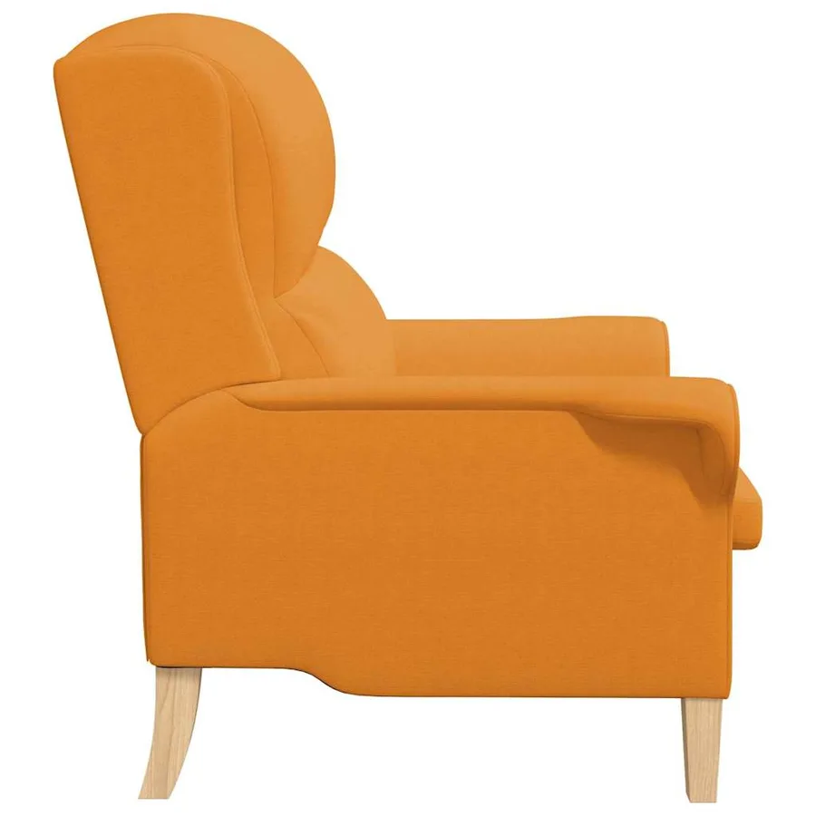 fauteuil Jaune foncé tissu - 5