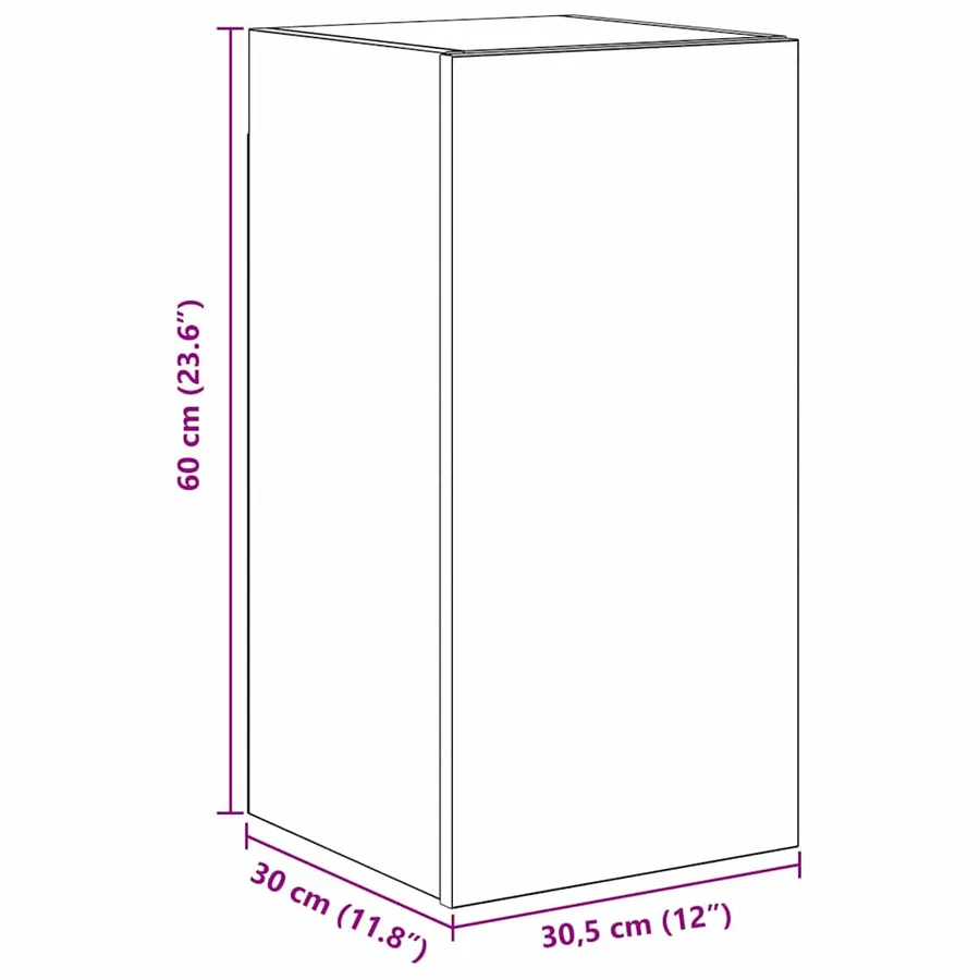 Ensemble meuble TV 5 pcs Chêne noir Bois d'ingénierie - 16