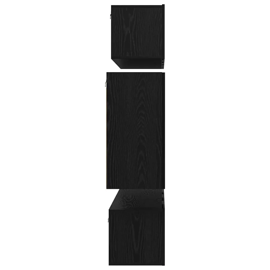 Ensemble meuble TV 6 pcs Chêne noir Bois d'ingénierie - 10