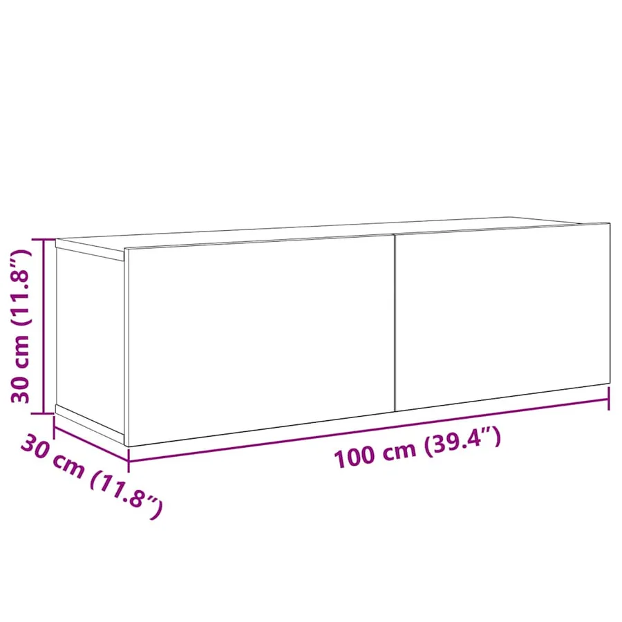 Ensemble meuble TV 5 pcs Chêne artisanal Bois d'ingénierie - 17