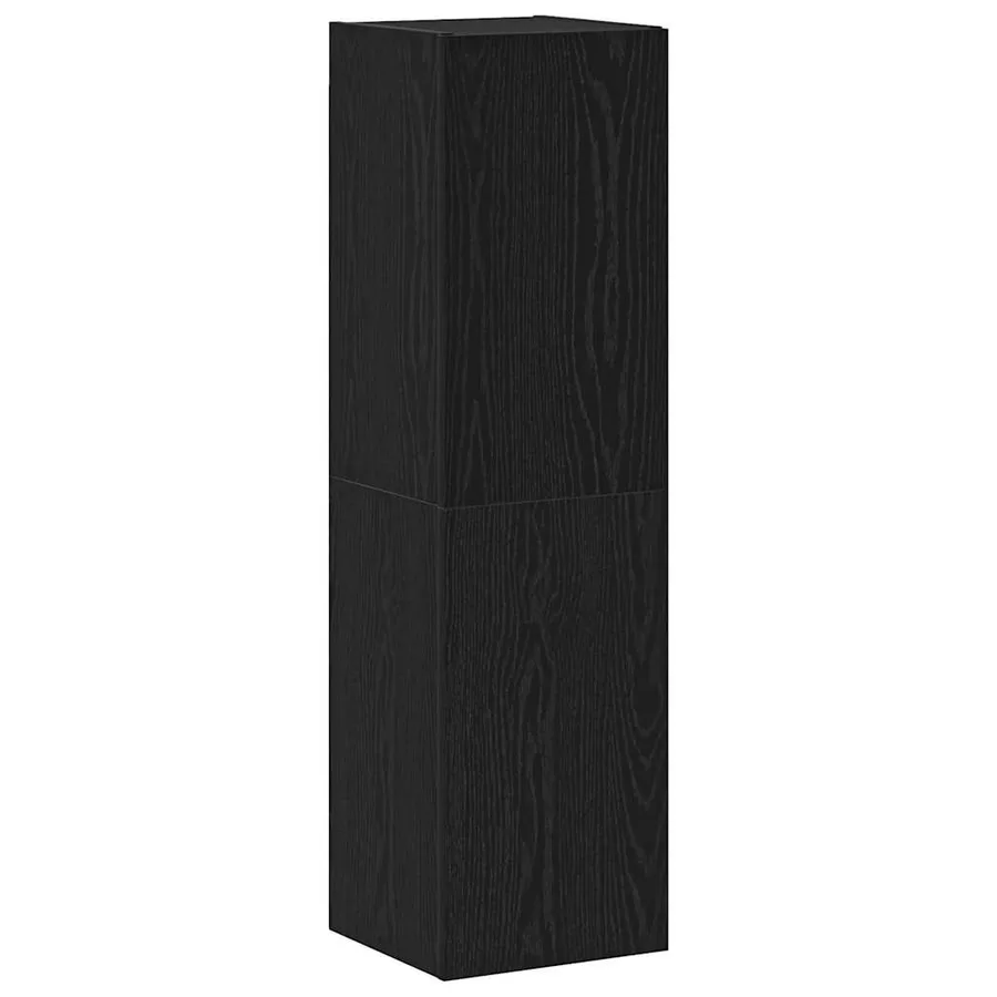 Ensemble meuble TV 4 pcs Chêne noir Bois d'ingénierie - 7