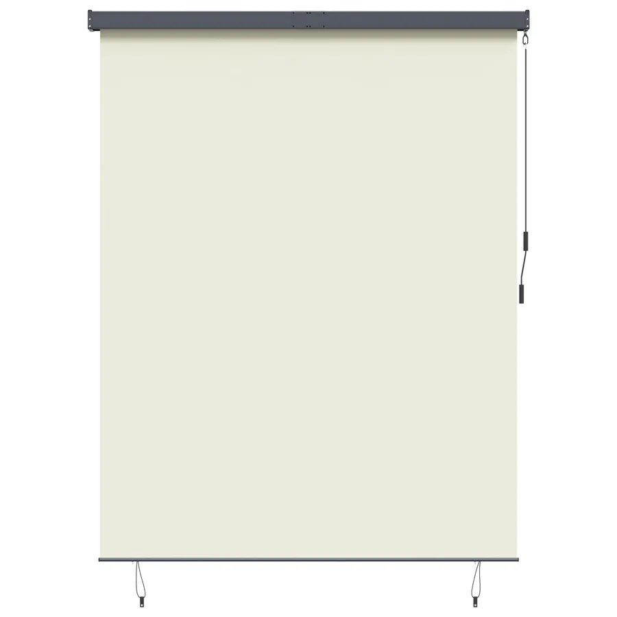 Store enrouleur Crème 200 x 250 cm Tissu et Aluminium