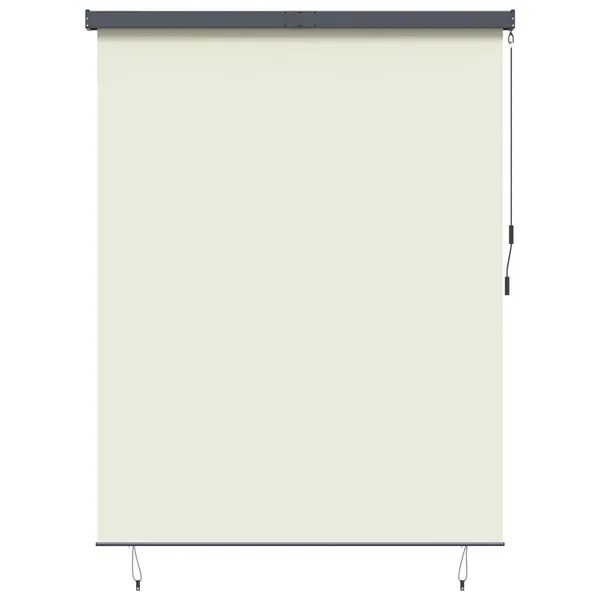 Store enrouleur Crème 200 x 250 cm Tissu et Aluminium