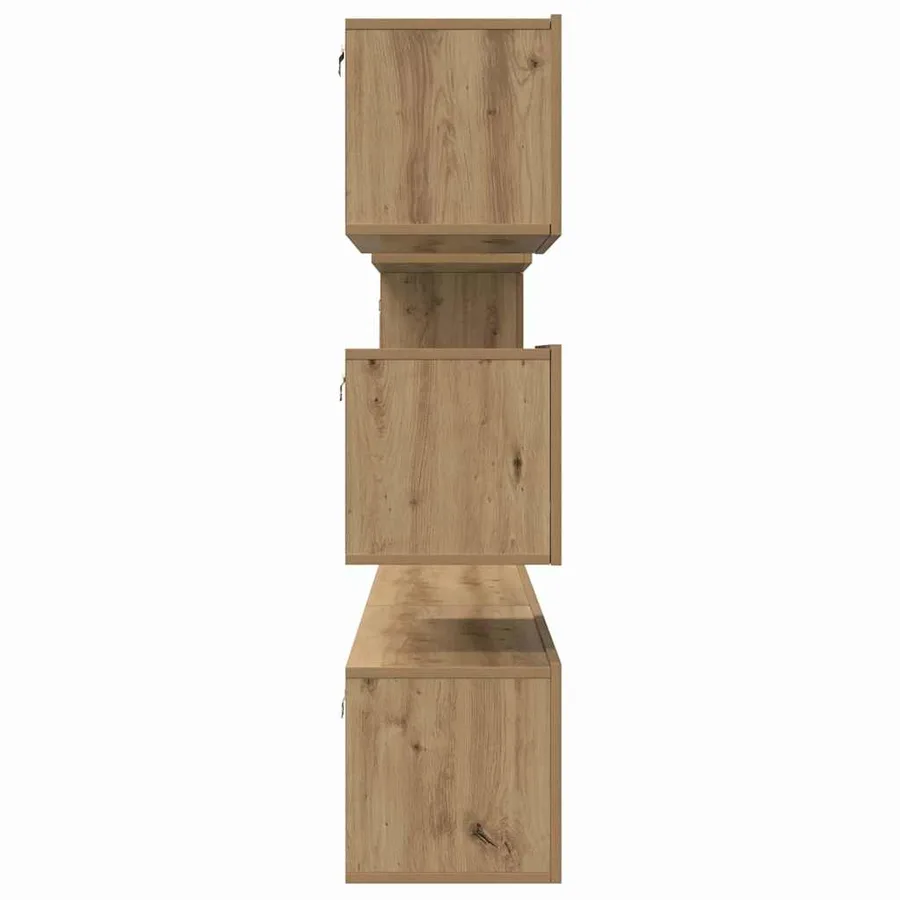 Ensemble meuble TV 6 pcs Chêne artisanal Bois d'ingénierie - 9