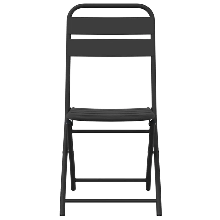 Chaise de jardin pliante 2 pcs Anthracite 42 x 52 x 82 cm - 5