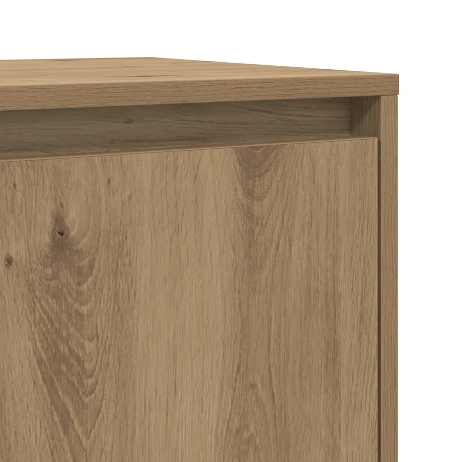 Buffets 2 pcs chêne artisanal 70 x 41 x 75 cm Bois d'ingénierie - 6