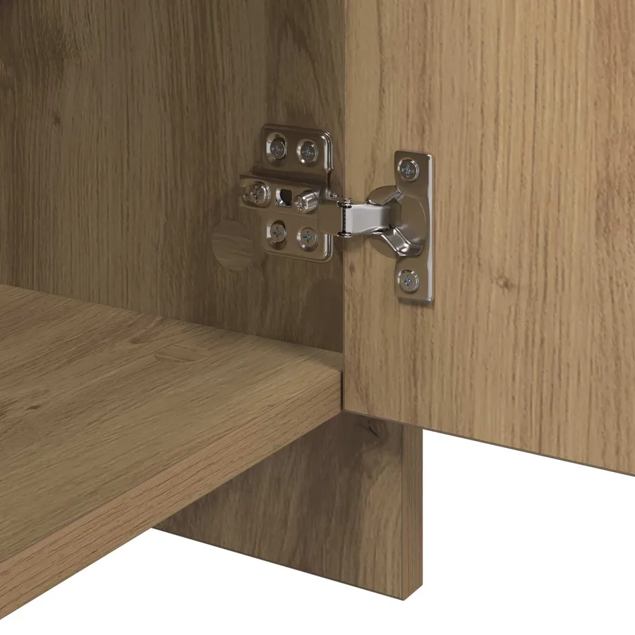 Buffets 2 pcs chêne artisanal 70 x 41 x 75 cm Bois d'ingénierie - 7