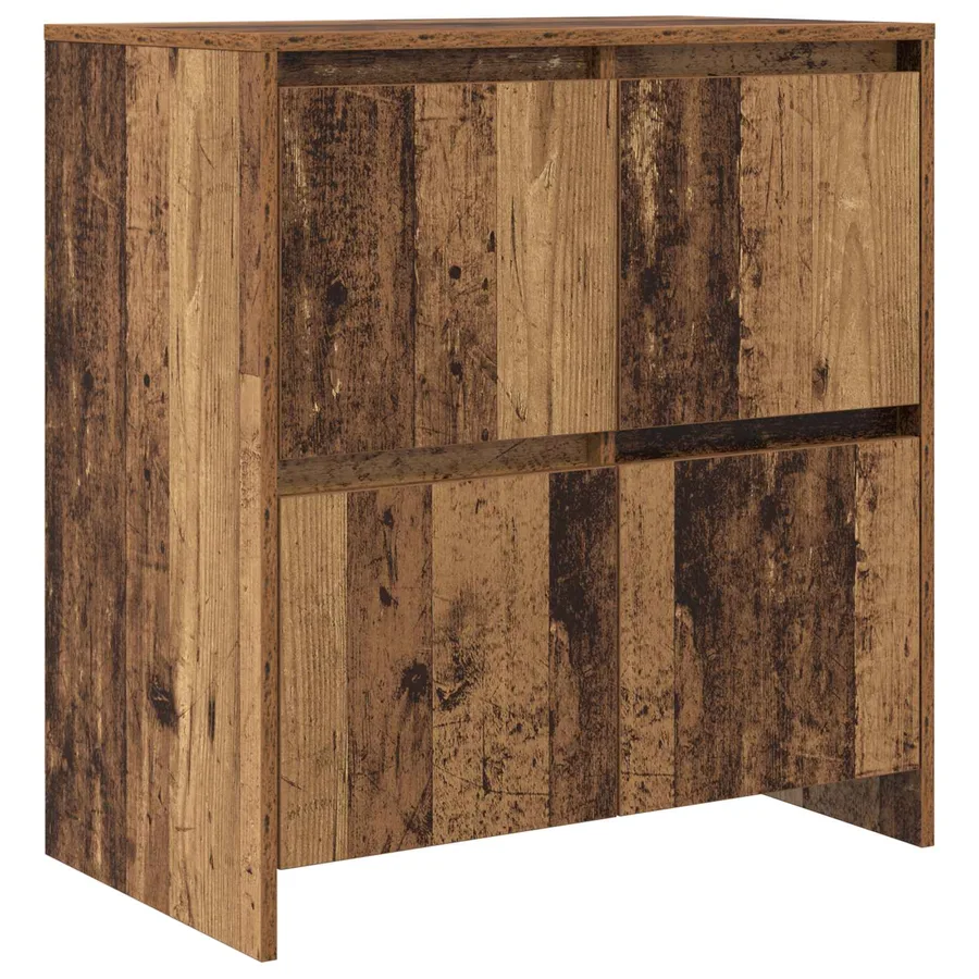Buffet 2 pcs Bois ancien 70 x 41 x 75 cm Bois d'ingénierie - 5