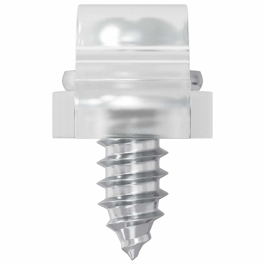 Clips de bande LED 23,8 mm 12 pcs Transparent Plastique et fer - 4