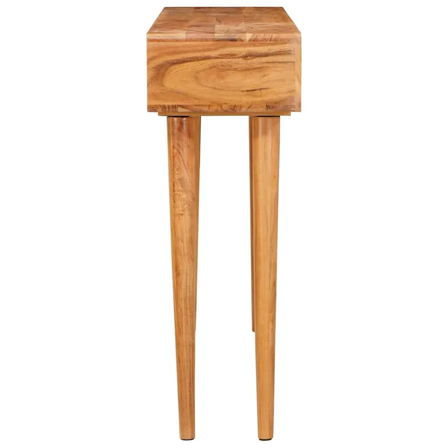 Table console Marron 110 x 30 x 80 cm Bois d'Acacia Massif - 6