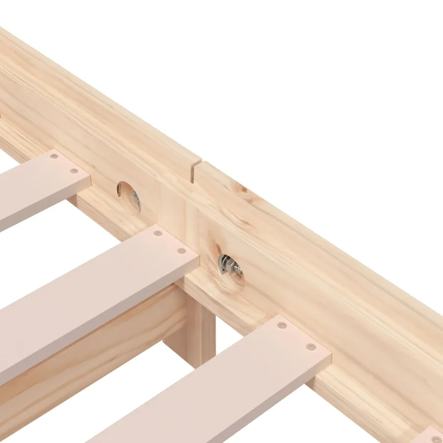 Lit empilable sans matelas 100x200 cm bois massif de pin - 10