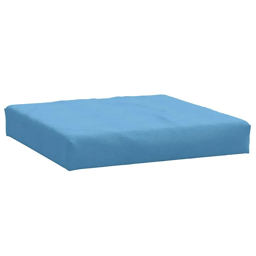 Coussins de palette lot de 2 bleu mélangé tissu - 5