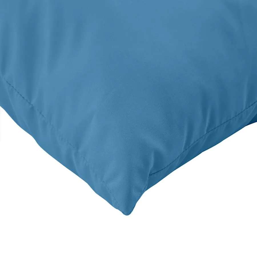 Coussins de palette lot de 2 bleu mélangé tissu - 7
