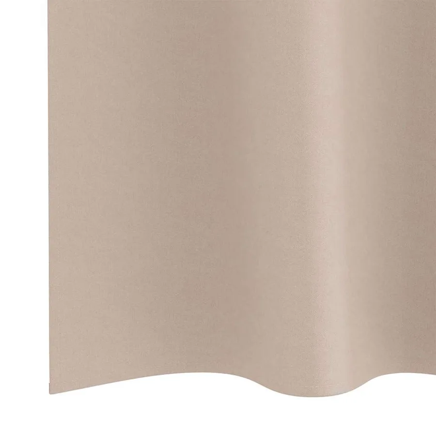 Rideaux occultants avec anneaux 2 pcs Taupe 260 x 140 cm - 6