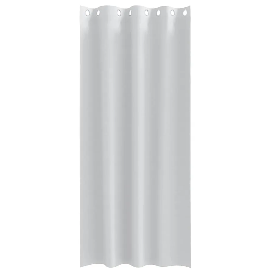 Rideaux occultants avec anneaux 2 pcs Gris pâle 245 x 140 cm - 4