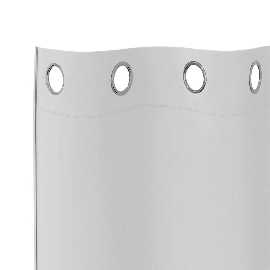 Rideaux occultants avec anneaux 2 pcs Gris pâle 245 x 140 cm - 5