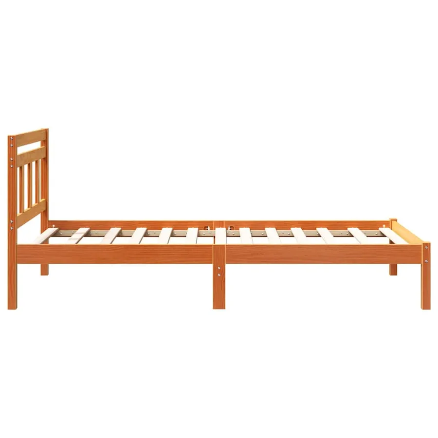 Cadre de lit Marron 80 x 200 cm Pin massif - 6