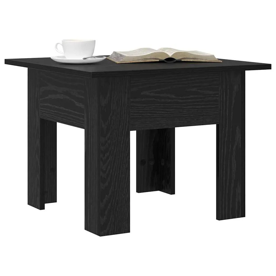 Table basse Chêne noir 55 x 55 x 42 cm Bois d'ingénierie - 3