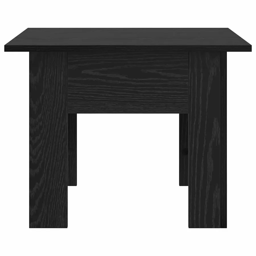 Table basse Chêne noir 55 x 55 x 42 cm Bois d'ingénierie - 5