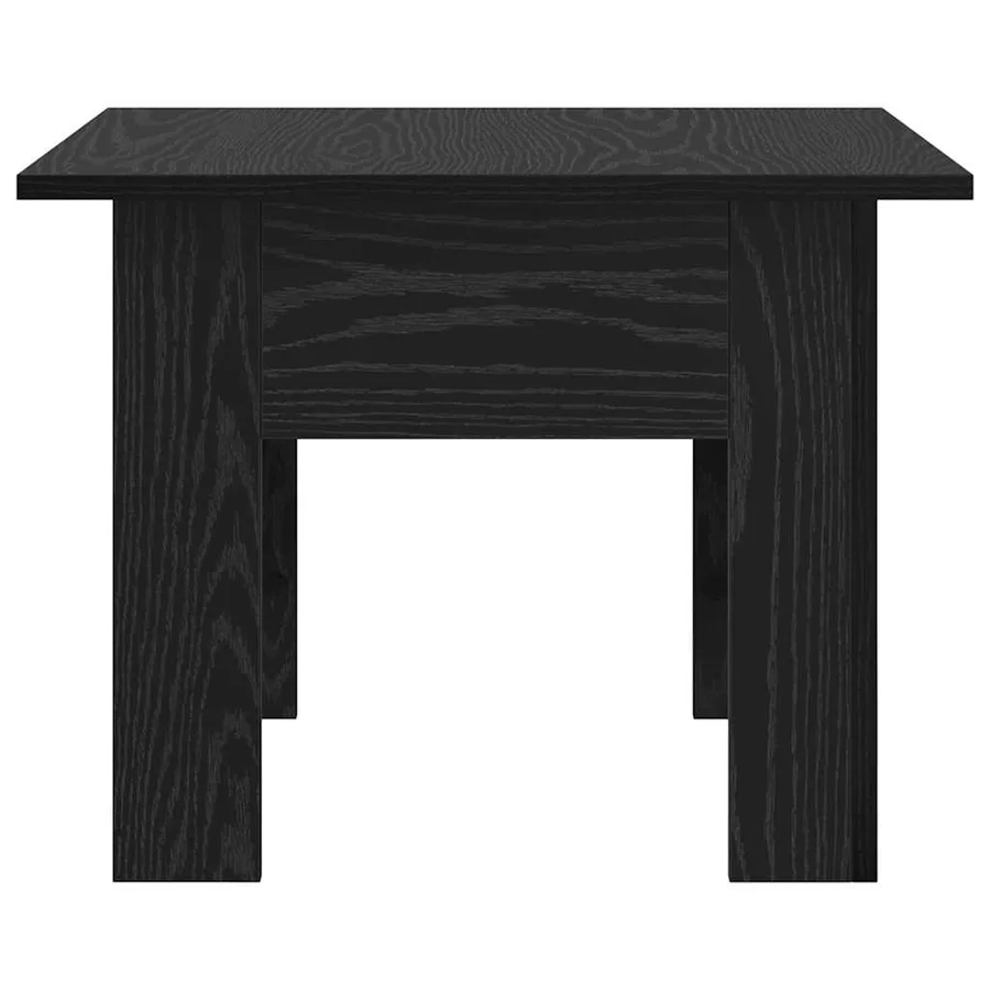 Table basse Chêne noir 55 x 55 x 42 cm Bois d'ingénierie - 6