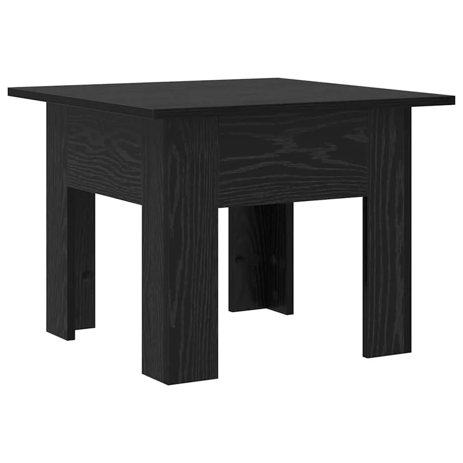 Table basse Chêne noir 55 x 55 x 42 cm Bois d'ingénierie - 7
