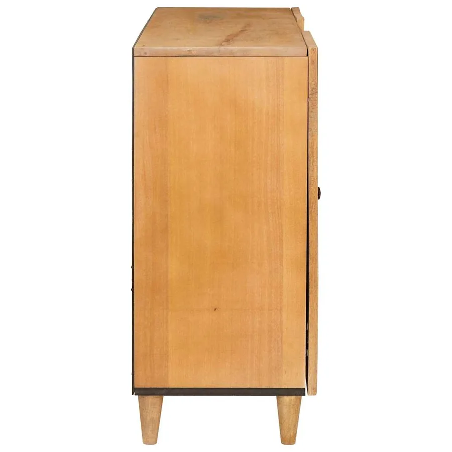 Buffet 90 x 33 x 75 cm Bois de mangue massif - 4