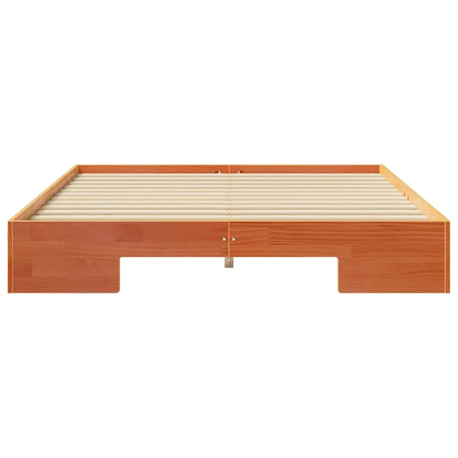 Cadre de lit Marron 150 x 200 cm - 5
