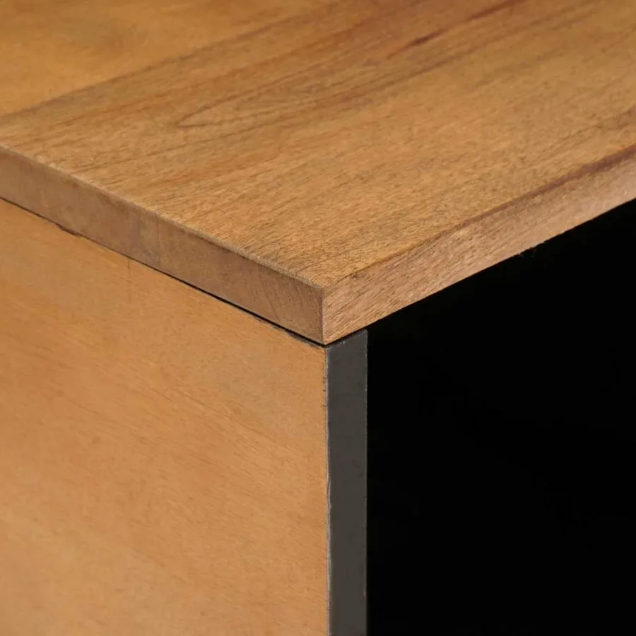 Table basse Marron Clair 100 x 54 x 40 cm Bois d'ingénierie - 6