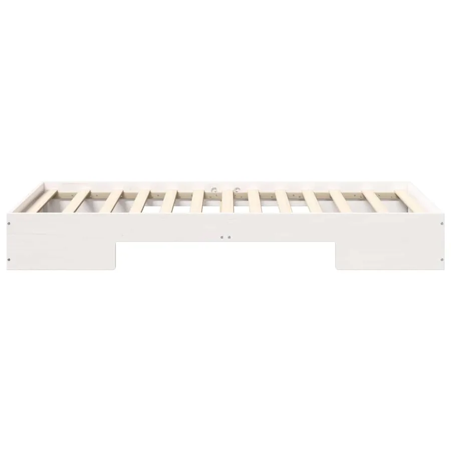 Cadre de lit Blanc 80 x 200 cm - 5