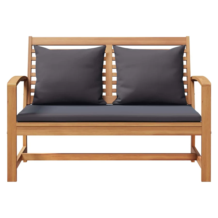Ensemble banc et table de jardin avec coussin 2 Pièce - 4