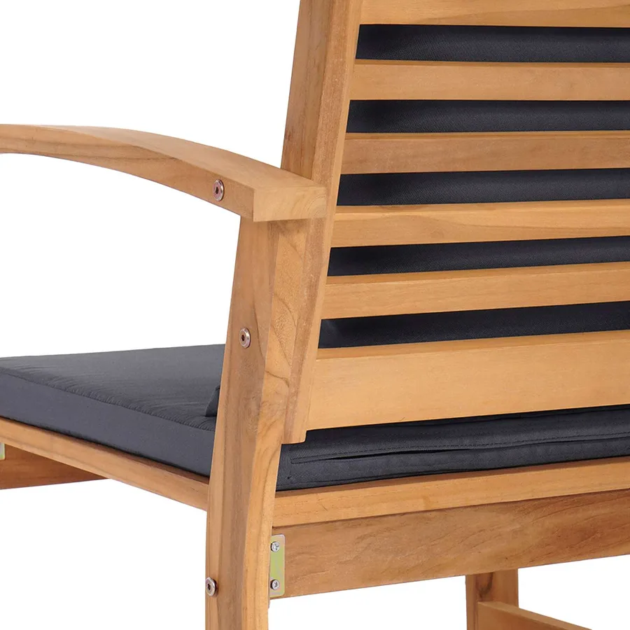 Ensemble banc et table de jardin avec coussin 2 Pièce - 8