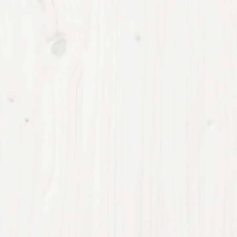 Cadre de lit à LED sans matelas blanc 90x200 cm bois massif - 14