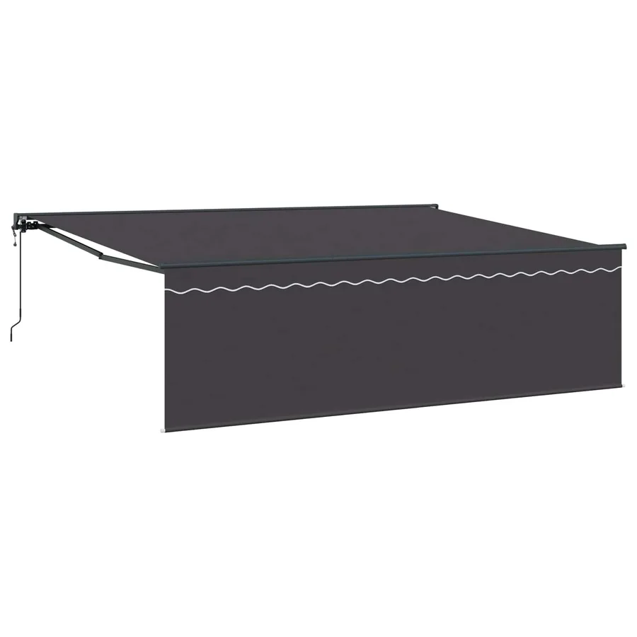 Auvent Rétractable Anthracite 450 × 350 cm - 2