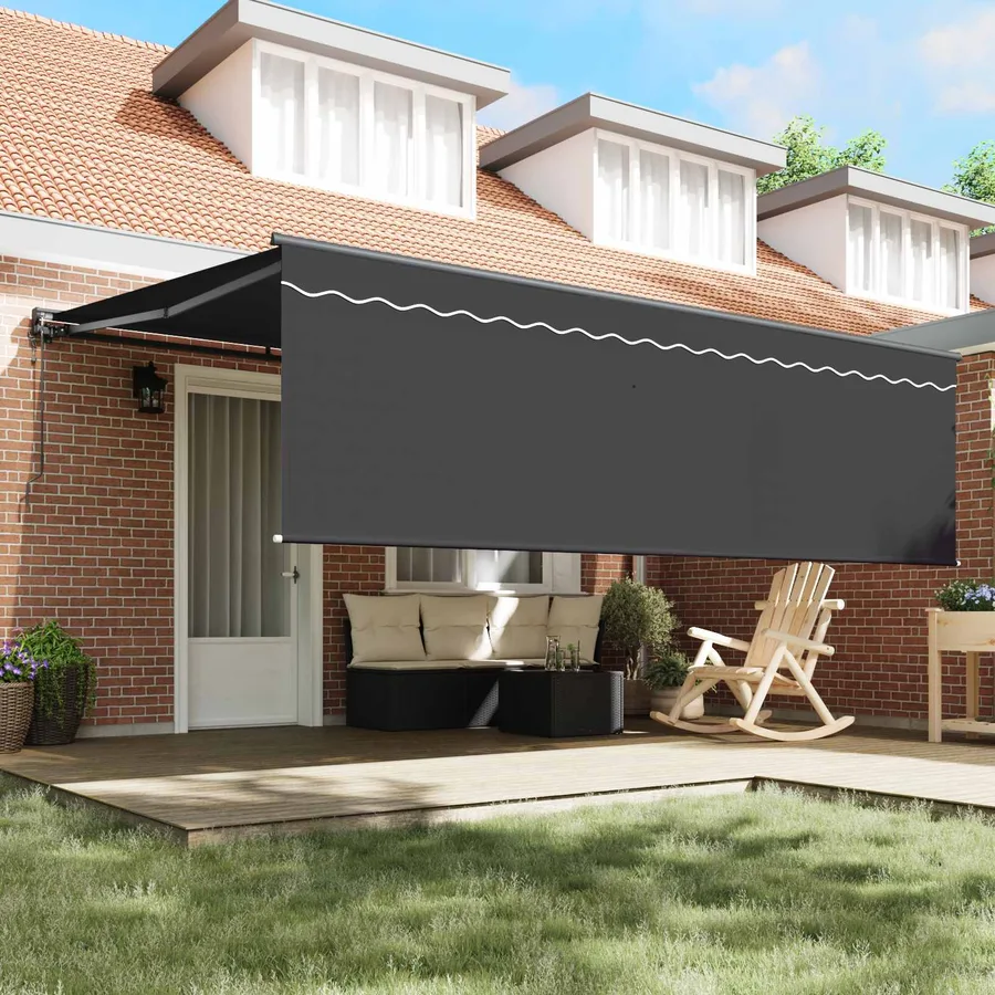 Auvent Rétractable Anthracite 450 × 350 cm - 3